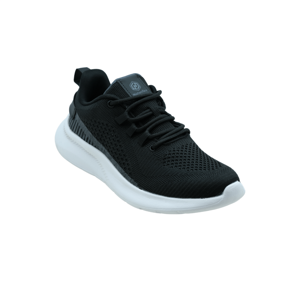 JAZBA Erkek Sneaker Ayakkabı Siyah/Beyaz